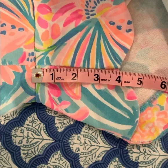 🎈HOST PICK🎈 Lilly Pulitzer Jace Romper Tropical Punch Sz Large - Picture 8 of 8
